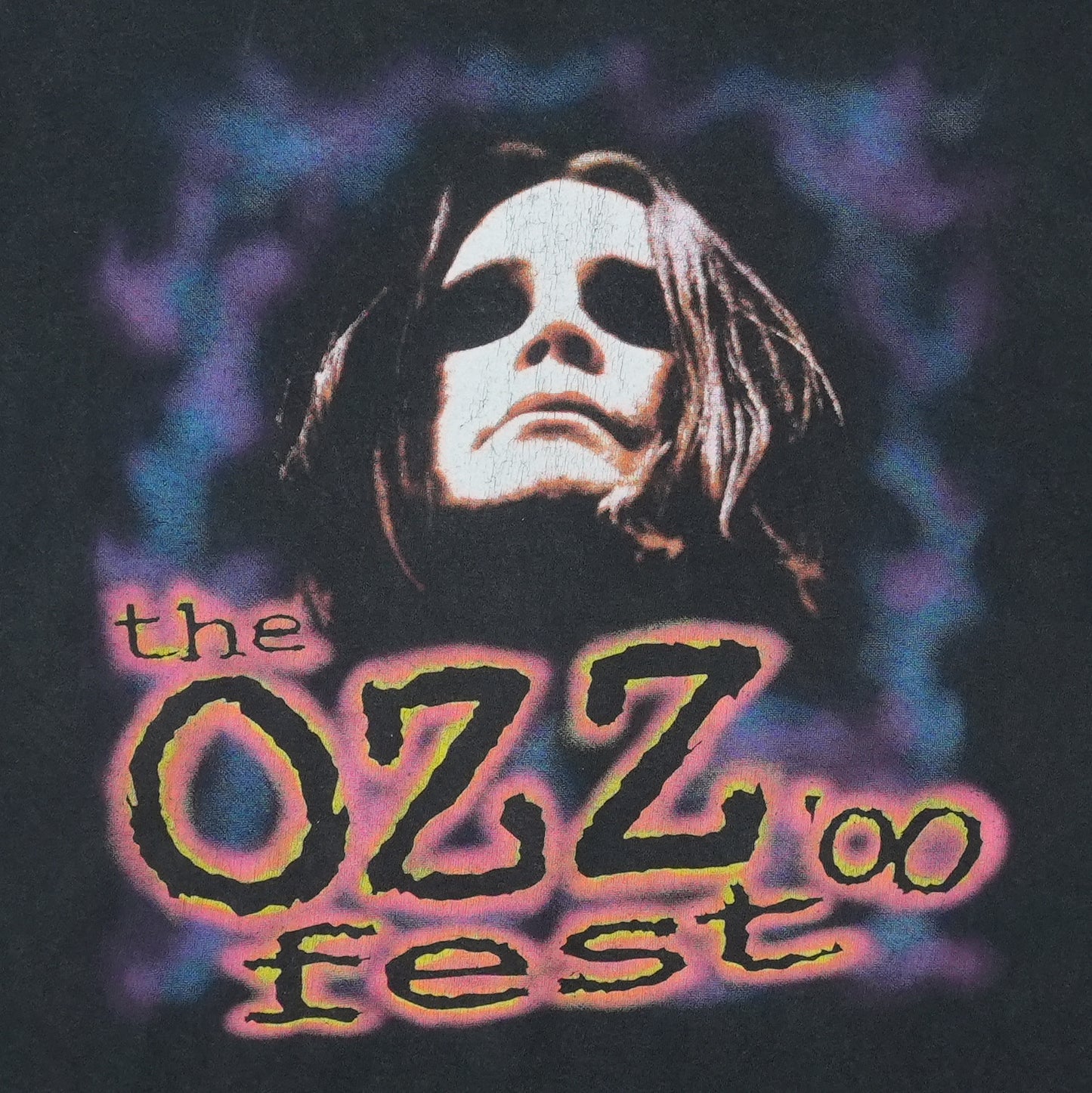 2000 Ozzfest Tour Shirt Front Graphic