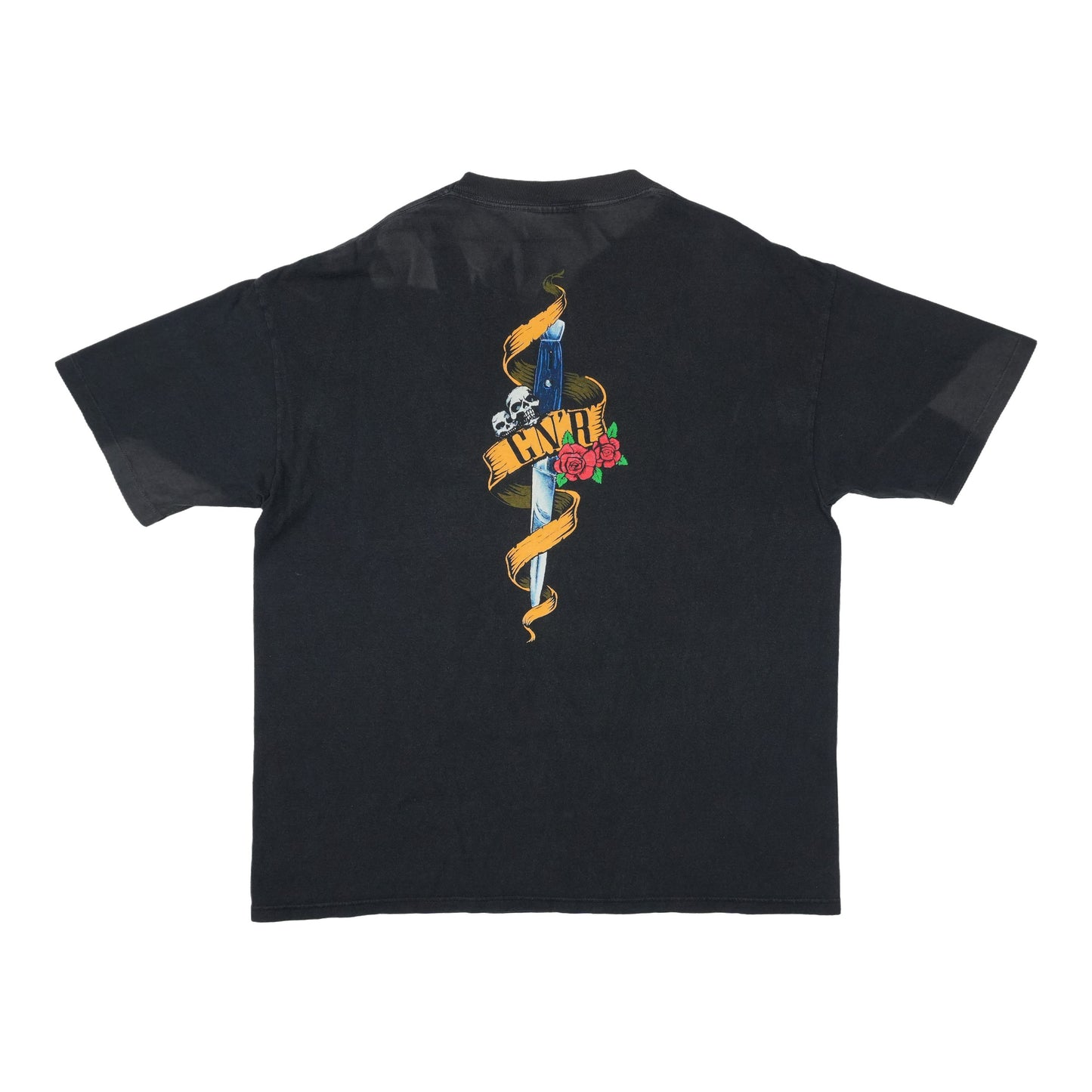 1990 Guns N Roses Skull Shirt Back