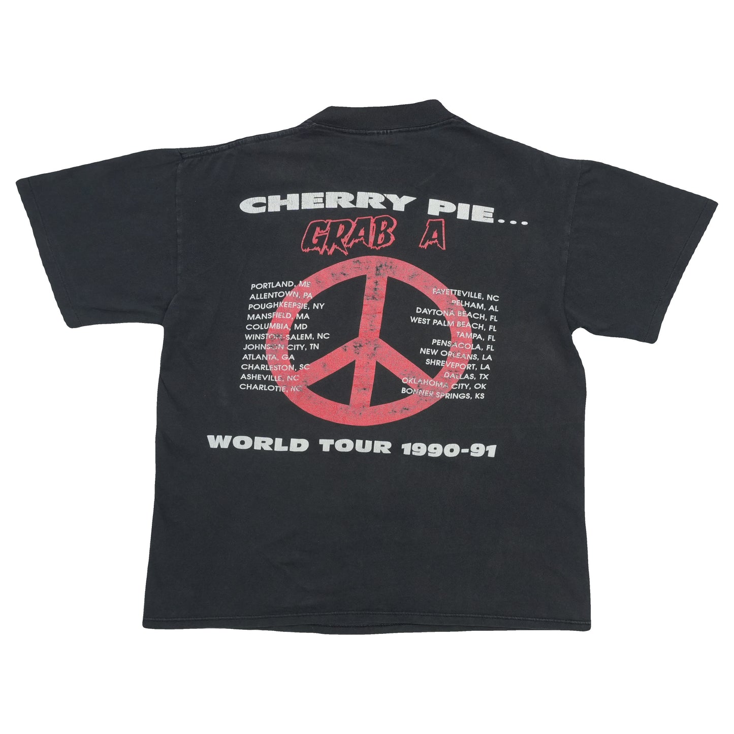 1990 Warrant Cherry Pie Tour Shirt