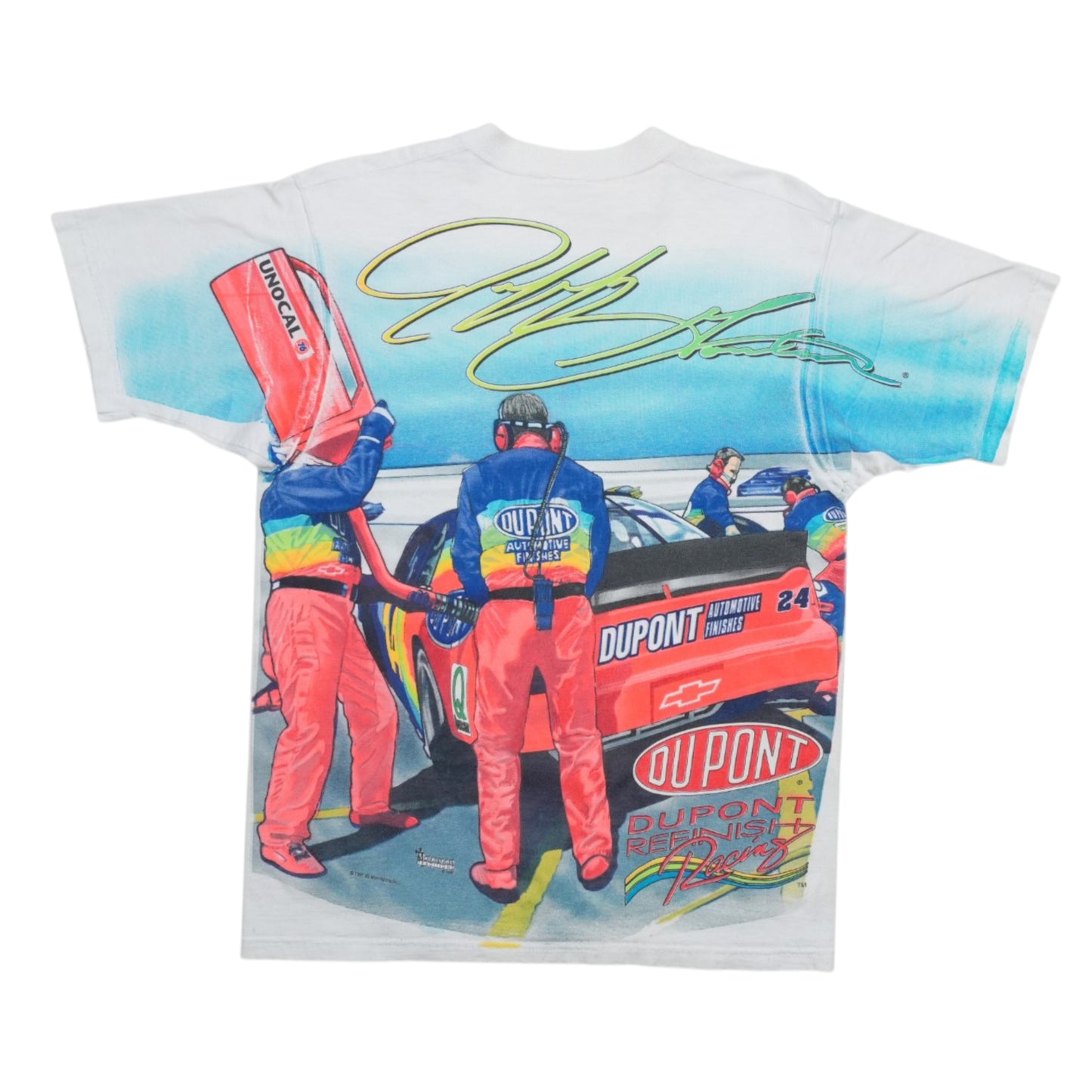 1990s Jeff Gordon DuPont AOP Shirt Back