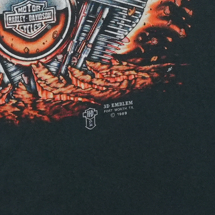 1989 Harley Davidson 3D Emblem Shirt