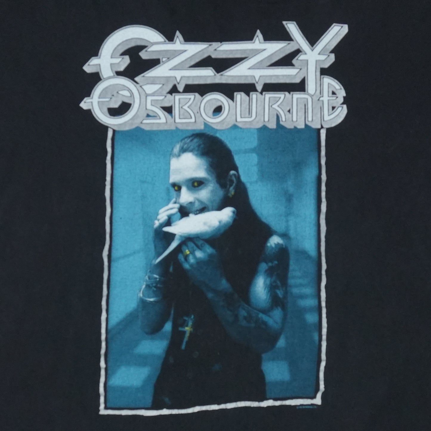 1992 Ozzy Osbourne Last Bloody Shows Shirt Detail 2