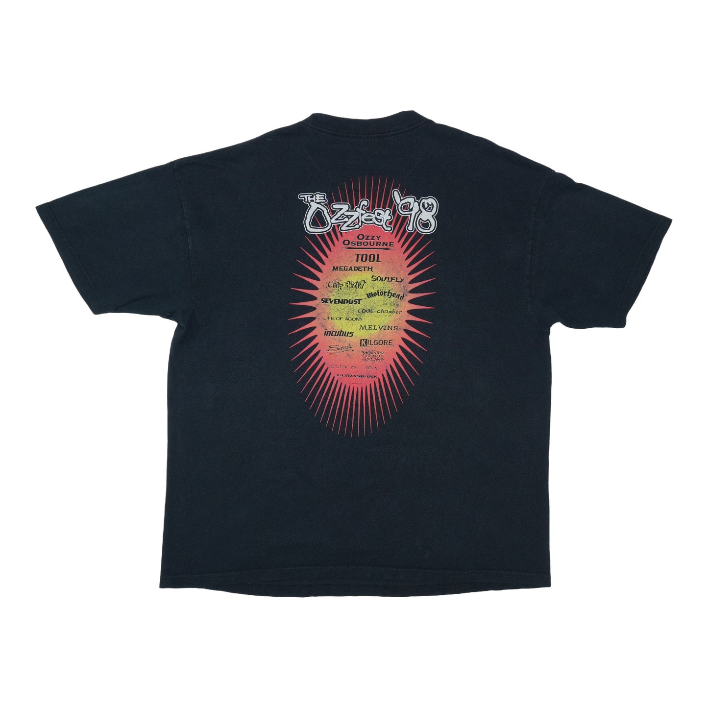 1998 Ozzfest Ozzy Osbourne Shirt Back