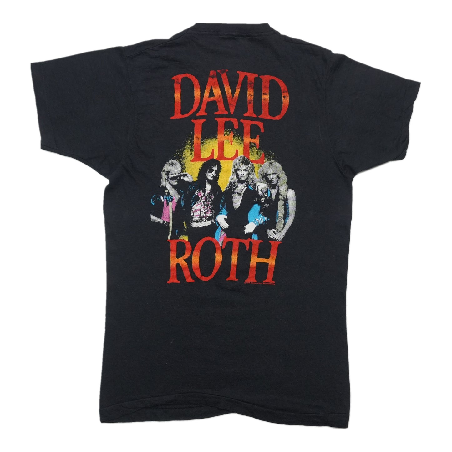 1986 David Lee Roth Shirt Back
