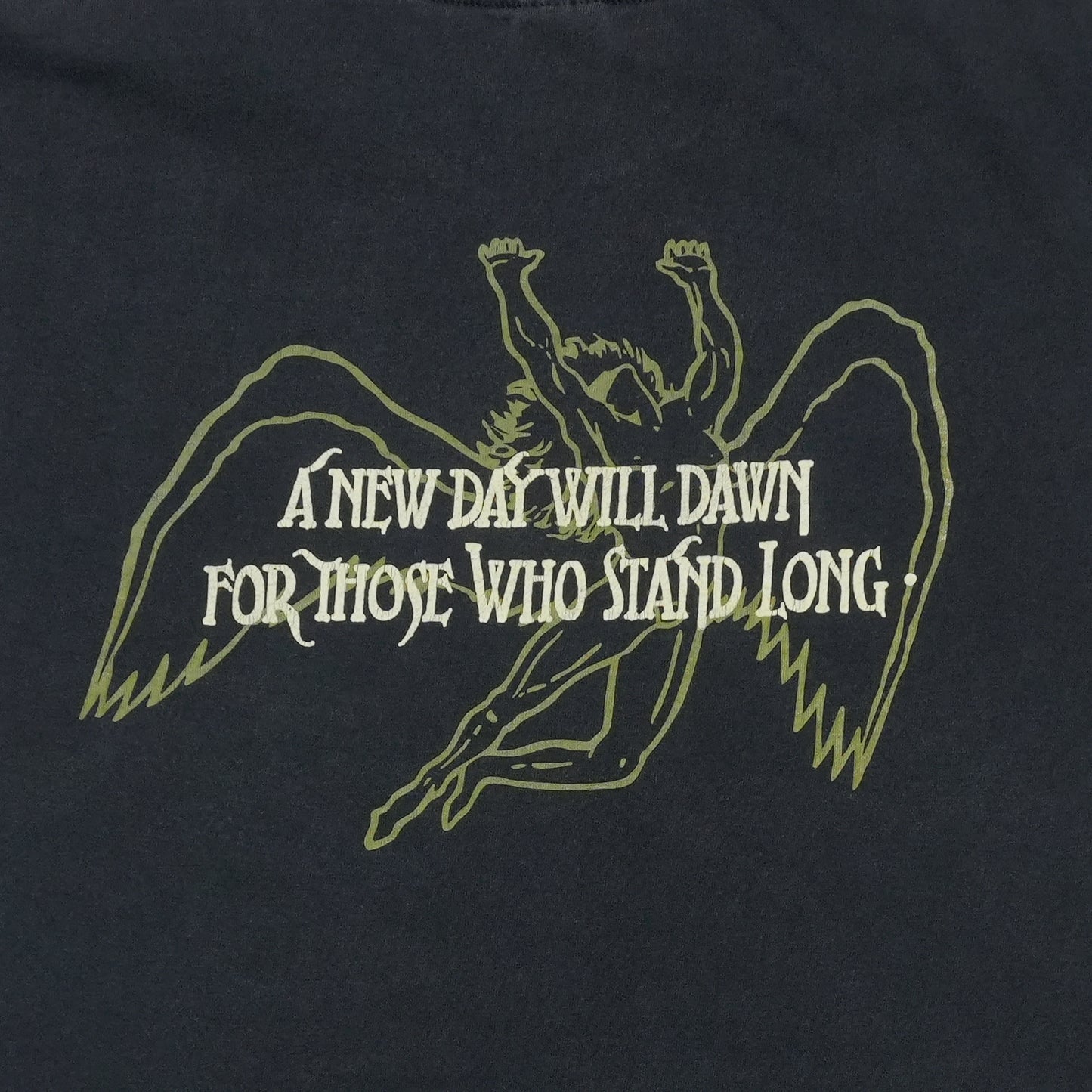 1999 Led Zeppelin A New Dawn Will Dawn Shirt Back Graphic