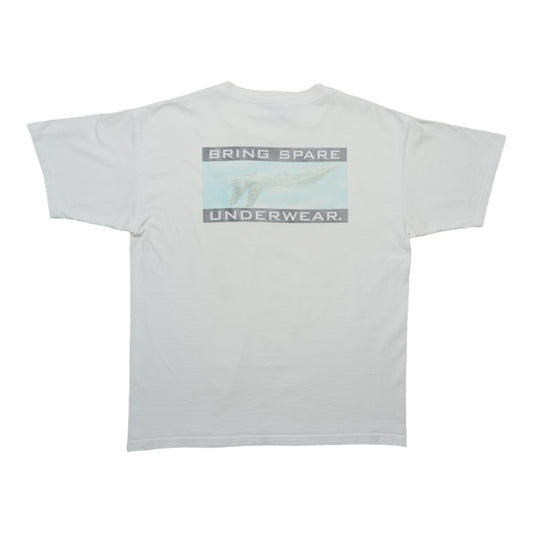 1990s Magic Edge Bring Spare Underwear Shirt Back