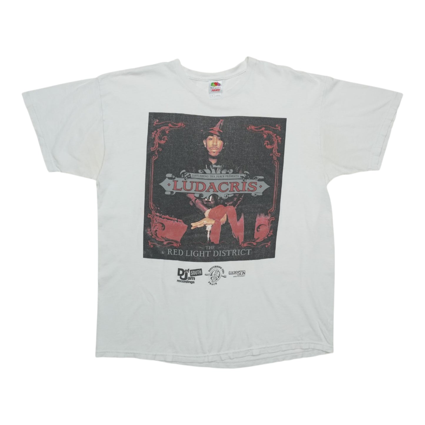 2004 Ludacris Red Light District Shirt Front