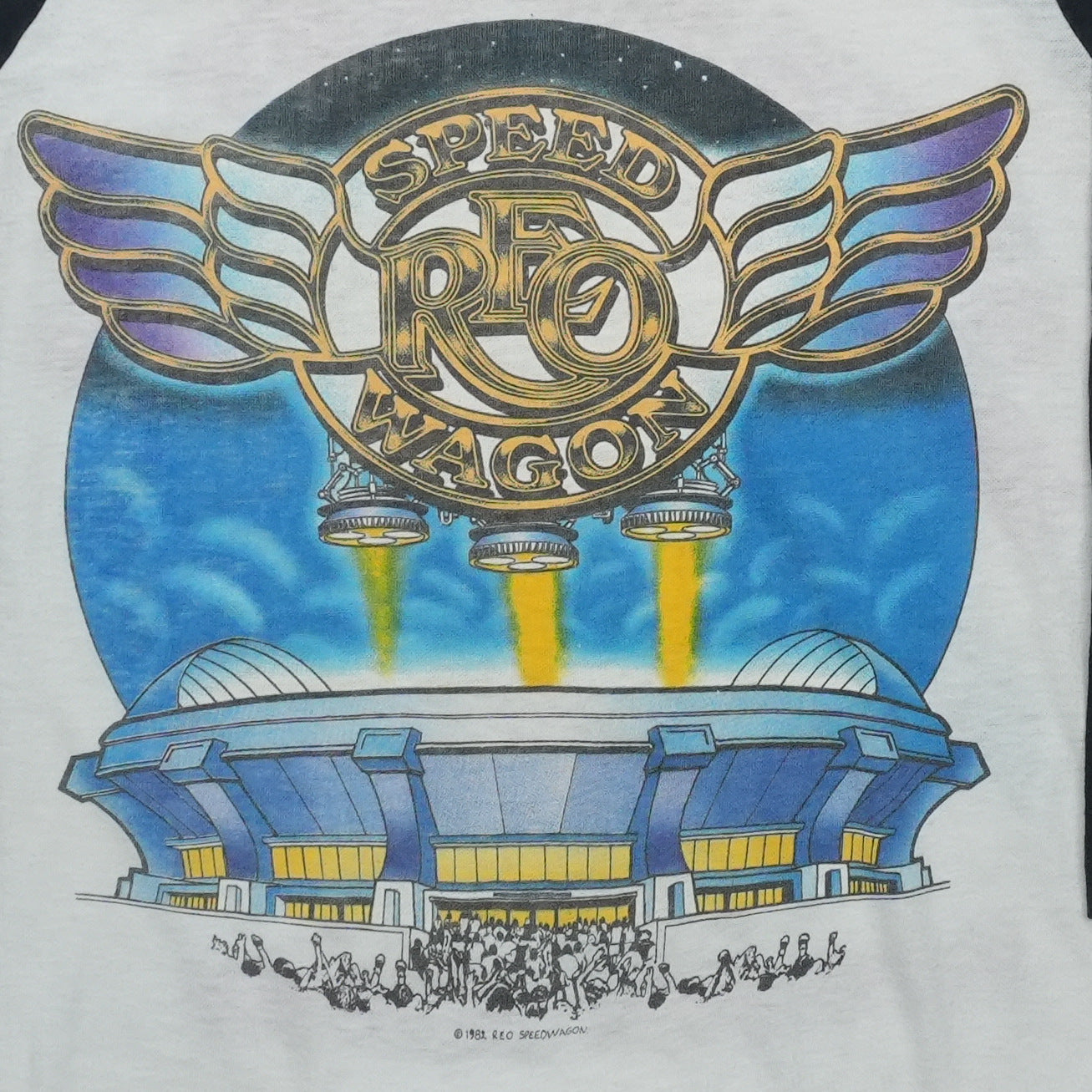 1982 REO Speedwagon Superfest Tour Jersey Front Graphic