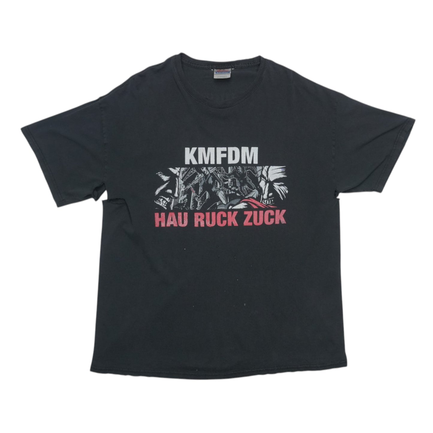 2006 KMFDM Hau Ruck Zuck USSA Tour Shirt Front