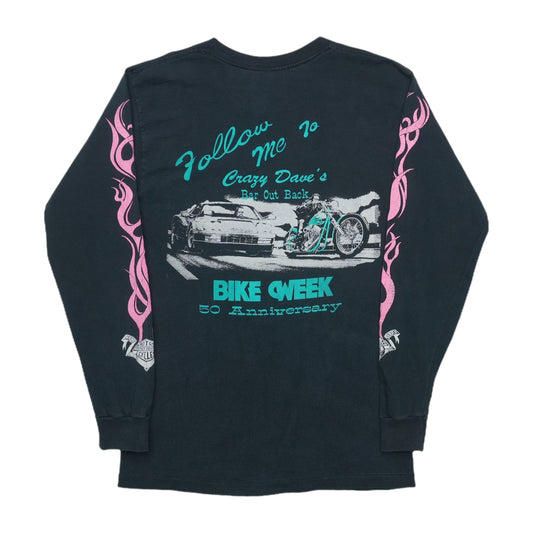 1990s Harley Davidson Bike Week Long Sleeve Shirt Back