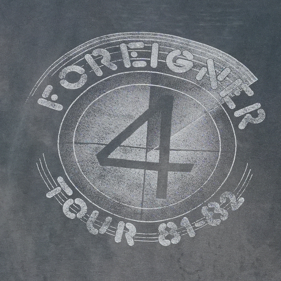1981 Foreigner 4 Tour Shirt Detail 3