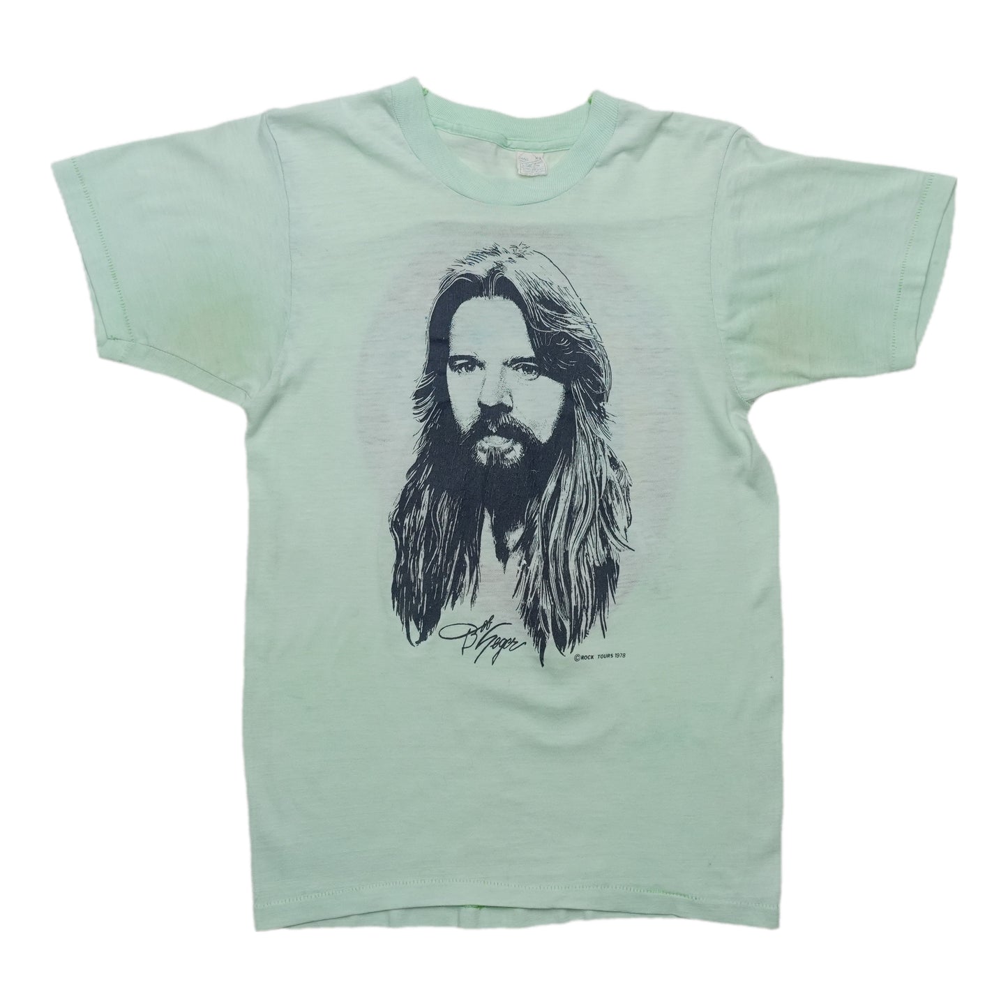1978 Bob Seger Stranger In Town Tour Shirt Front