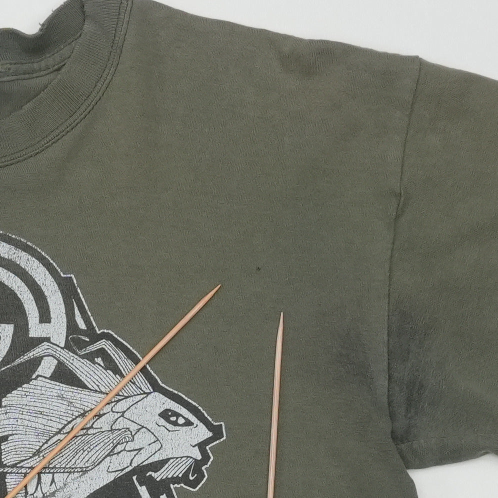 1990s Incubus Spiral Logo Shirt Detail 4