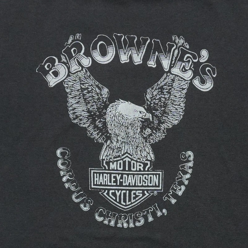 1987 Harley Davidson 3D Emblem ShirtBack Graphic
