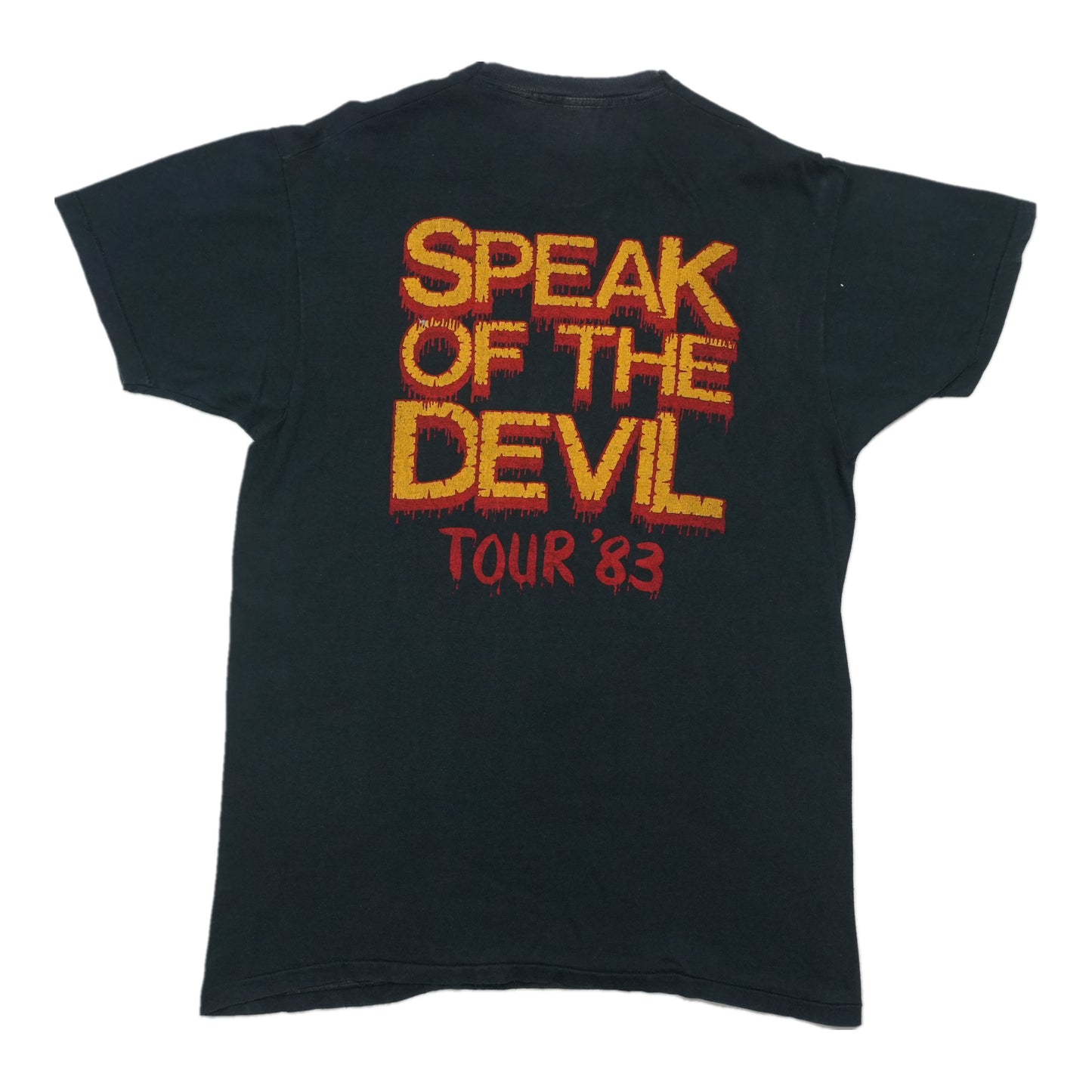 1982 Ozzy Osbourne Speak Of The Devil Shirt Back