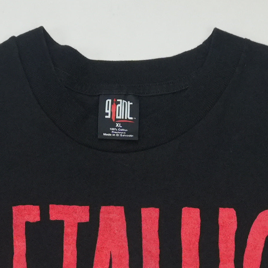 1996 Metallica Poor Touring Me Tour Shirt Tag