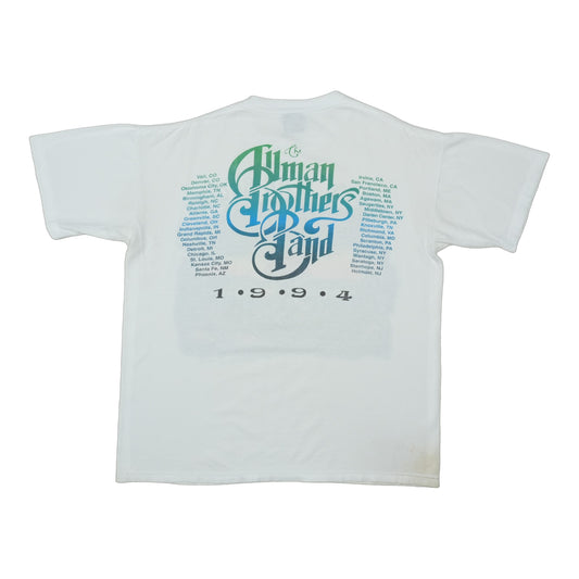 1994 Allman Brothers Band Where It All Begins Tour Shirt Back