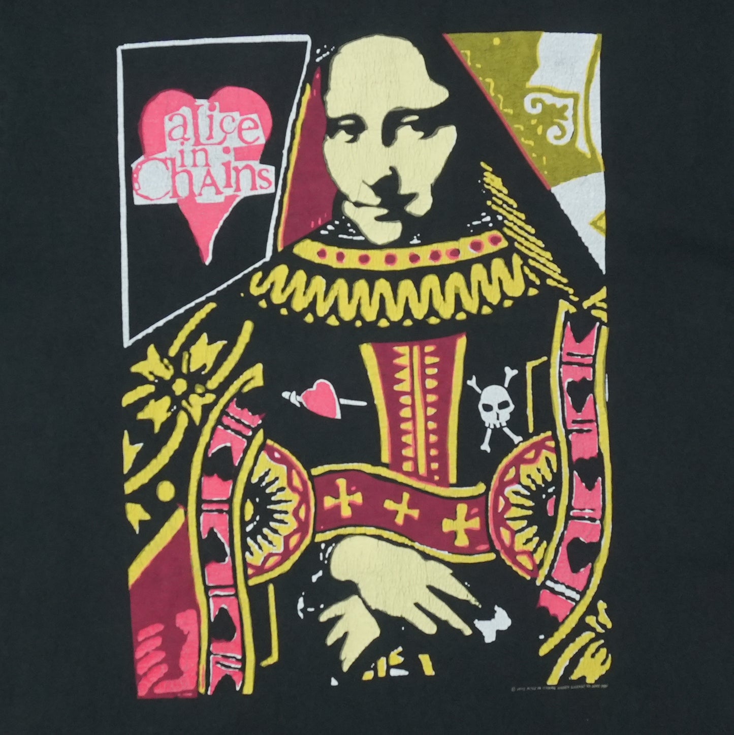 1993 Alice in Chains Mona Lisa Shirt Detail 2