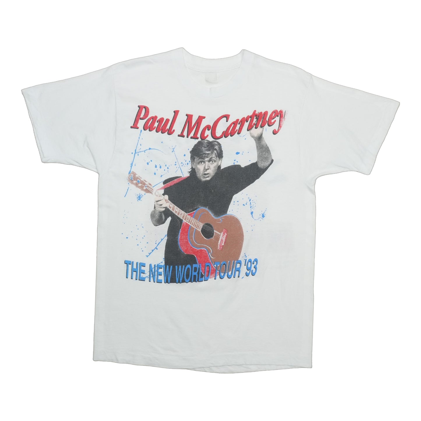 1993 Paul McCartney The New World Tour Shirt Front