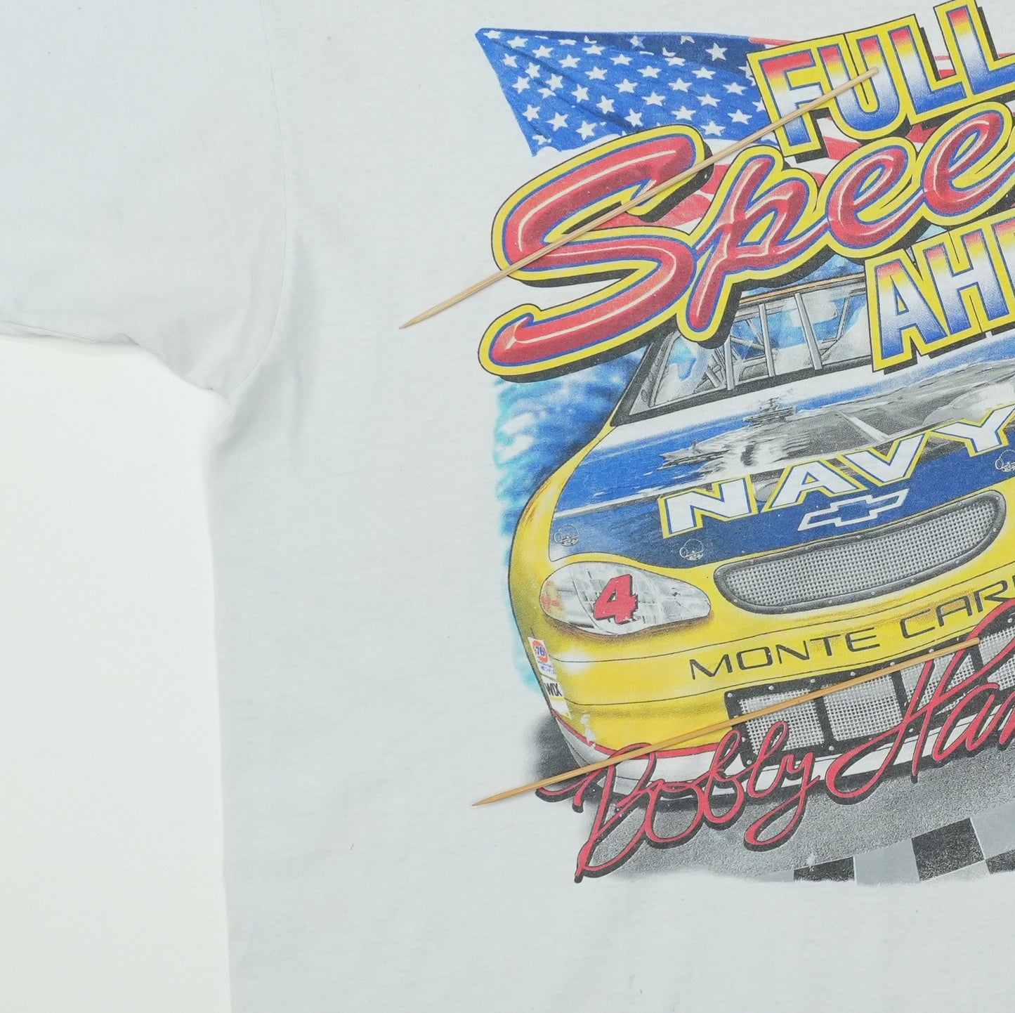 2000 Bobby Hamilton Nascar Shirt Detail 3