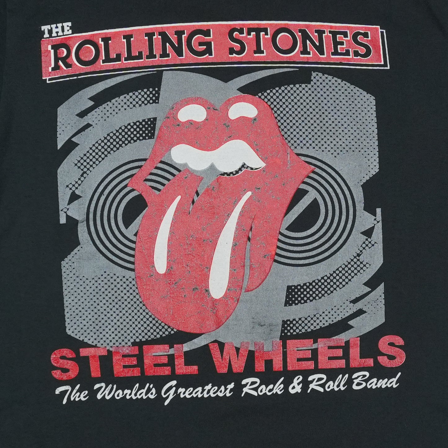 1989 Rolling Stones Steel Wheels US Tour Shirt Detail 3