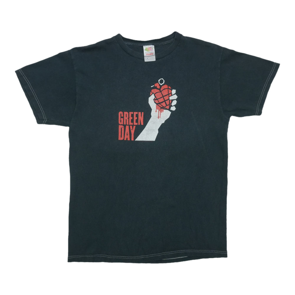 2005 Green Day American Idiot Tour Shirt Front