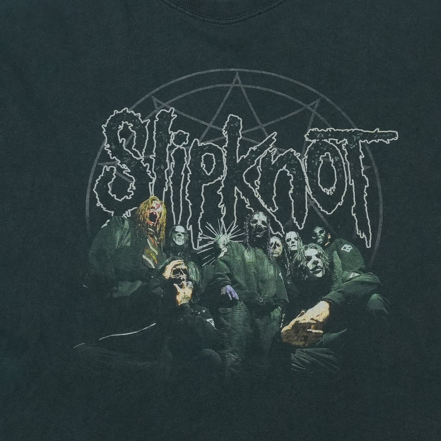 1990s Slipknot Self Titled Shirt Detail 2