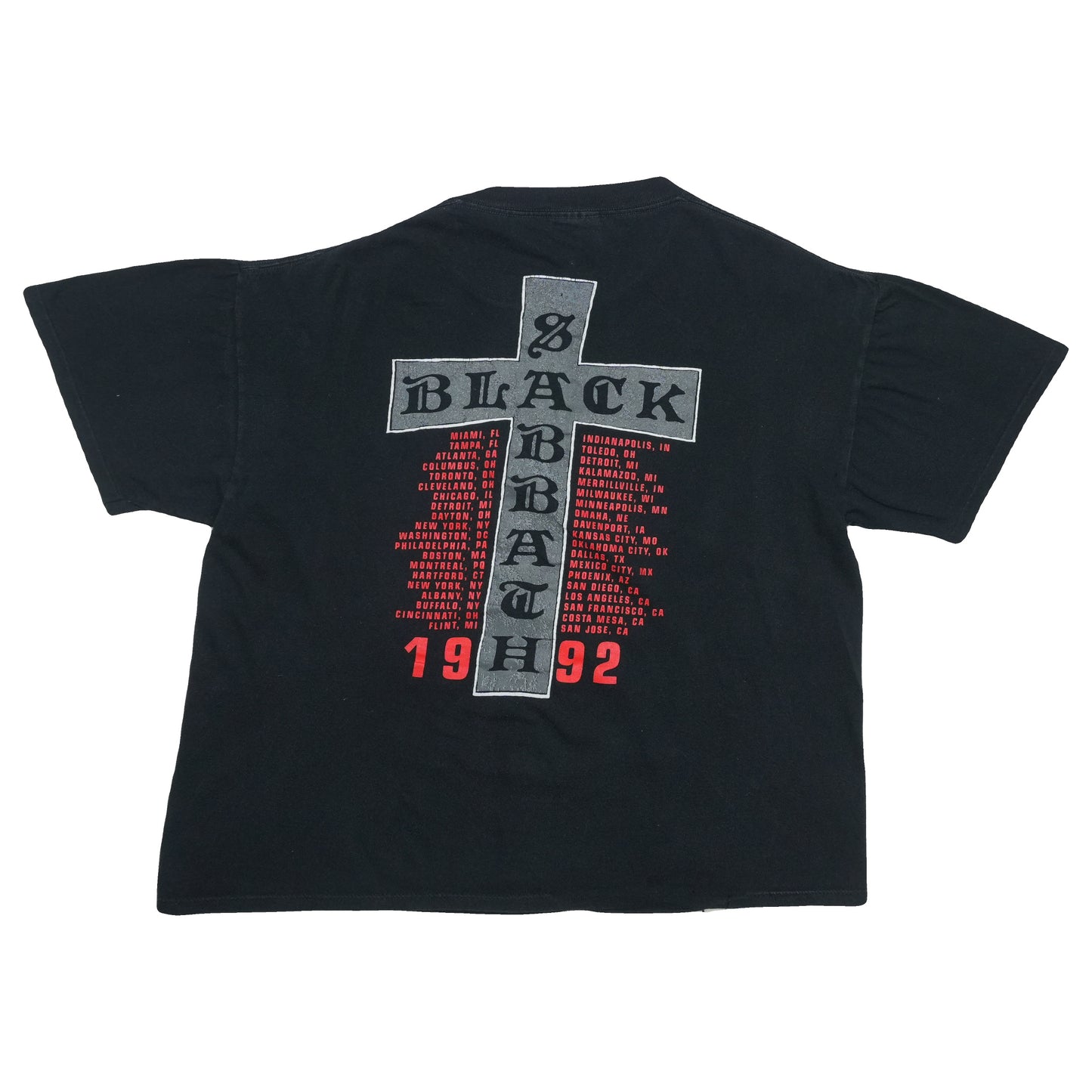 1992 Black Sabbath Dehumanzier Tour Shirt