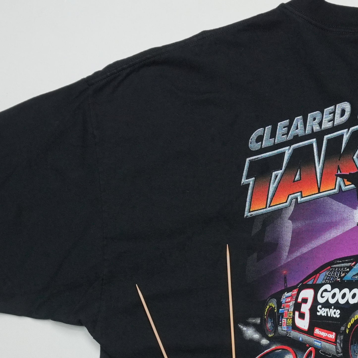 1998 Dale Earnhardt Daytona 500 Champion Face Of Determination Shirt Detail