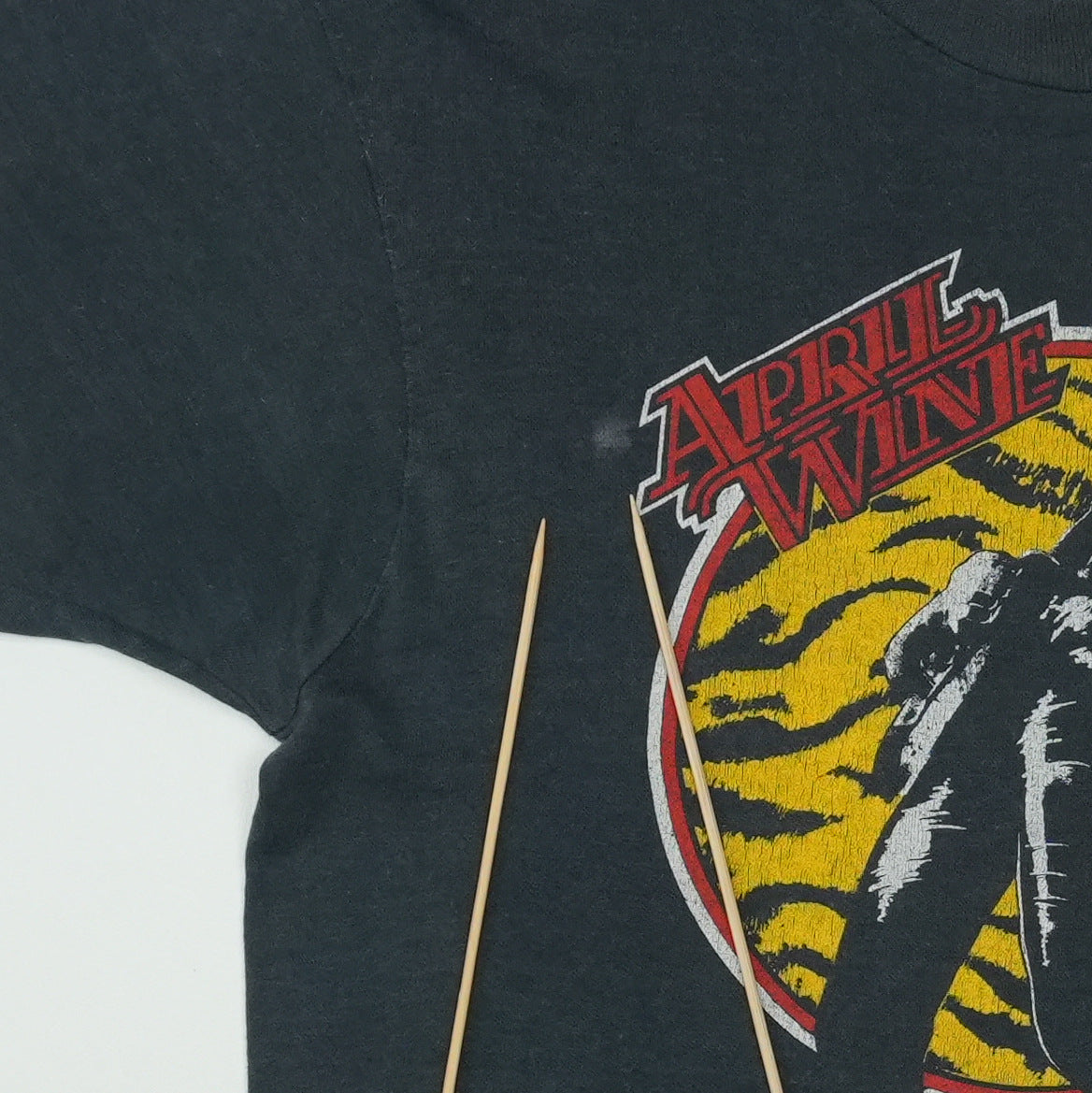 1981 April Wine Nature Of The Beast Tour Shirt Detail 4
