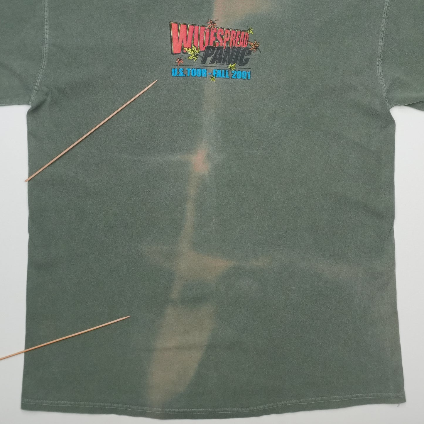 2001 Widespread Panic US Tour Long Sleeve Shirt Detail