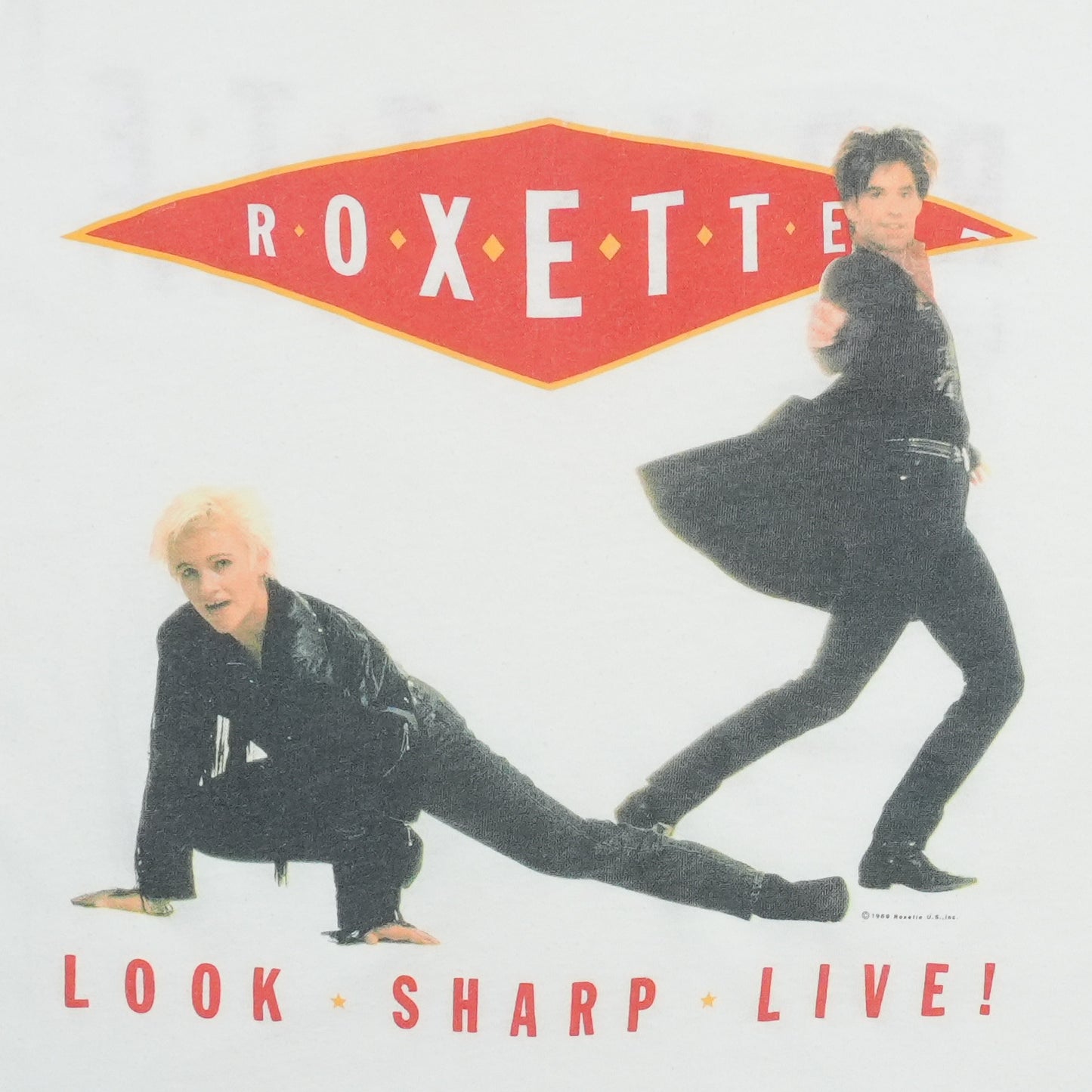 1989 Roxette Look Sharp Live Shirt Detail 2