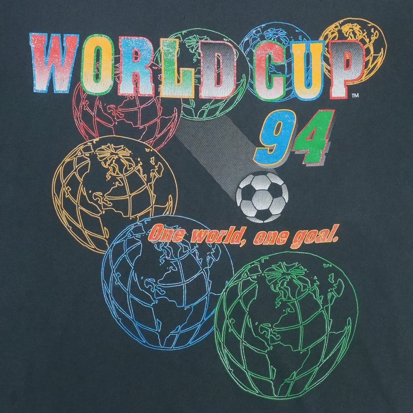 1994 World Cup One World One Goal Shirt Detail 2