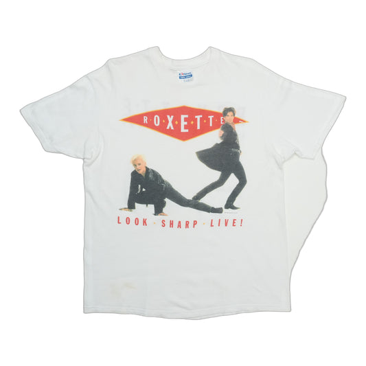 1989 Roxette Look Sharp Live Shirt Front