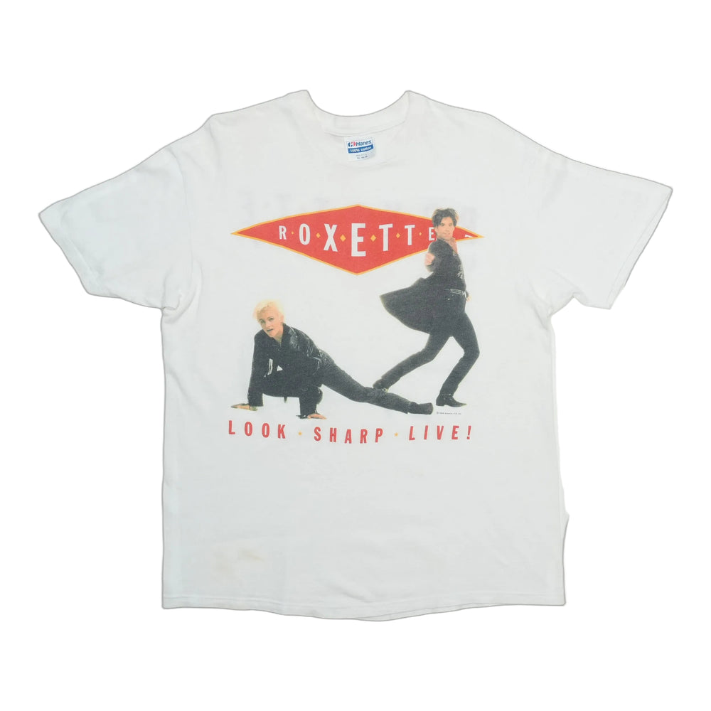 1989 Roxette Look Sharp Live Shirt Front