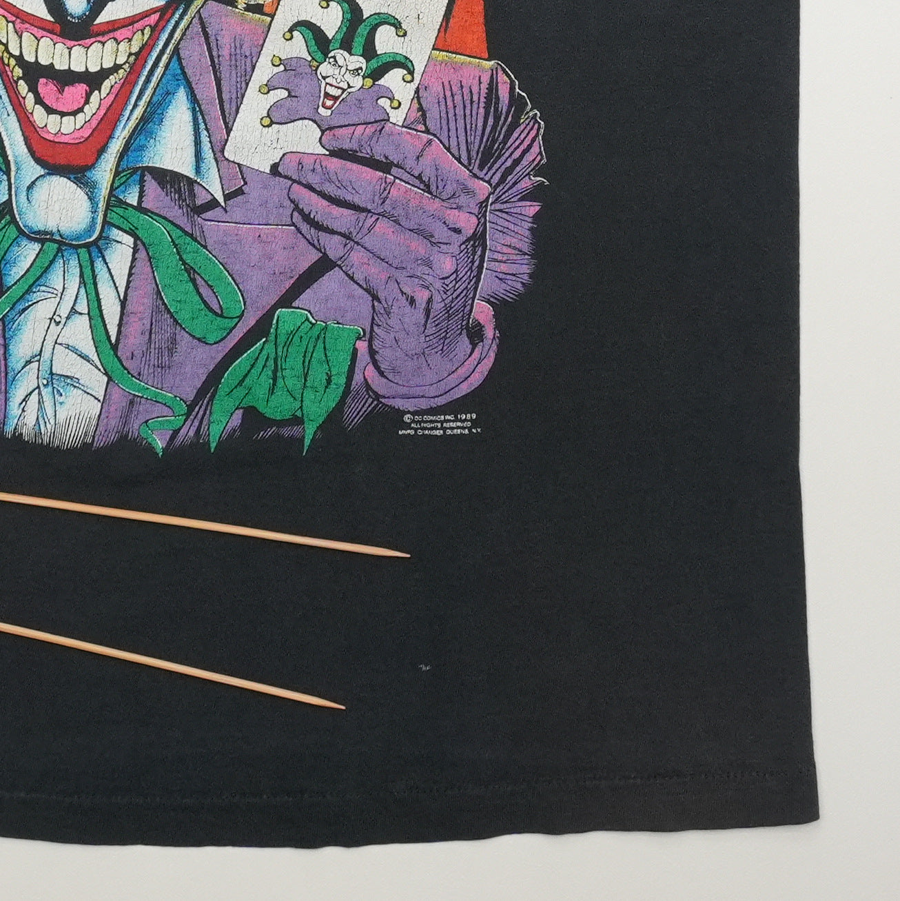 1989 DC Joker Shirt Back Detail 1