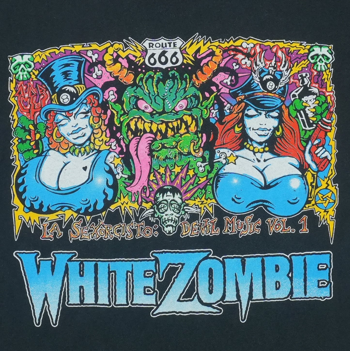 1994 White Zombie La Sexorcisto World Tour Shirt Detail 2