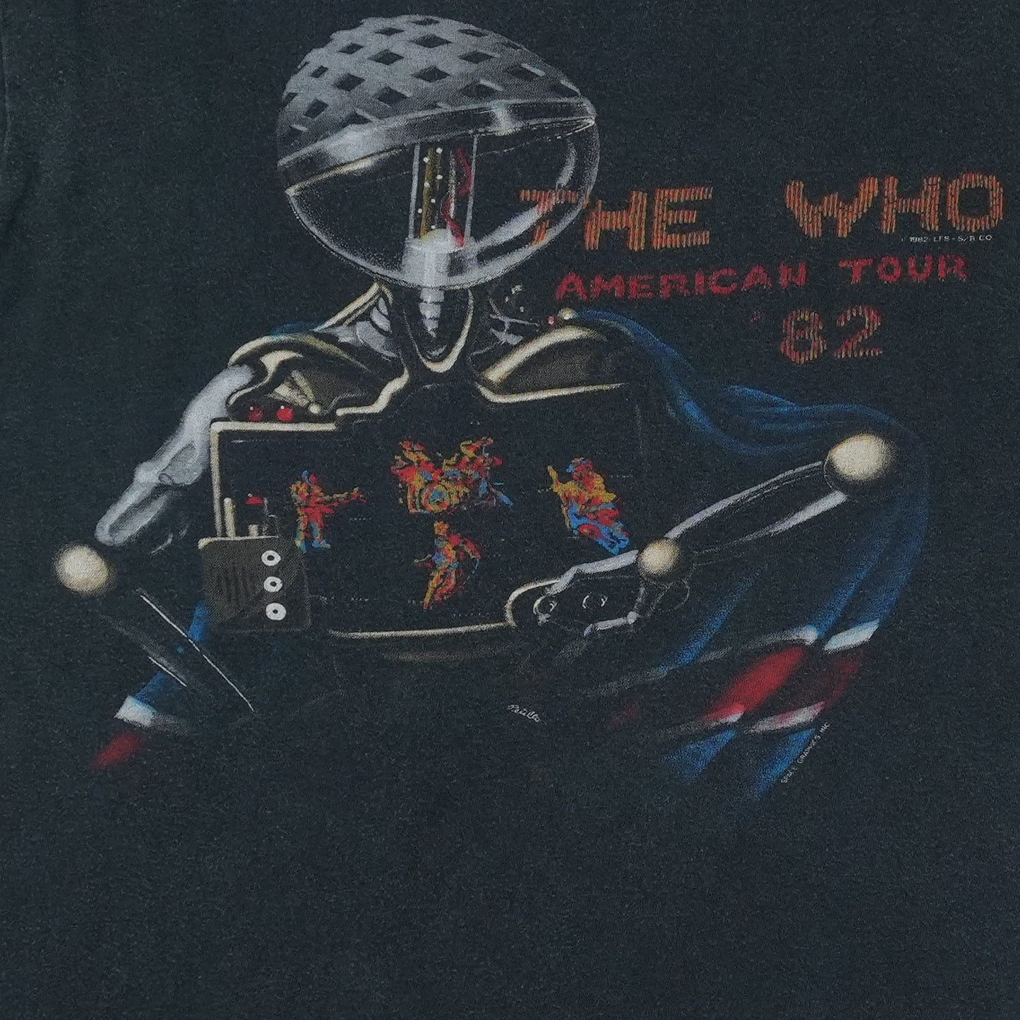 1982 The Who American Tour Shirt Detail 2