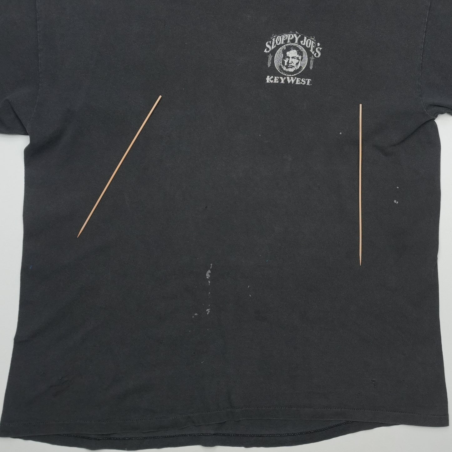 1990s Sloppy Joe's Key West Harley Davidson Shirt Front Detail 3