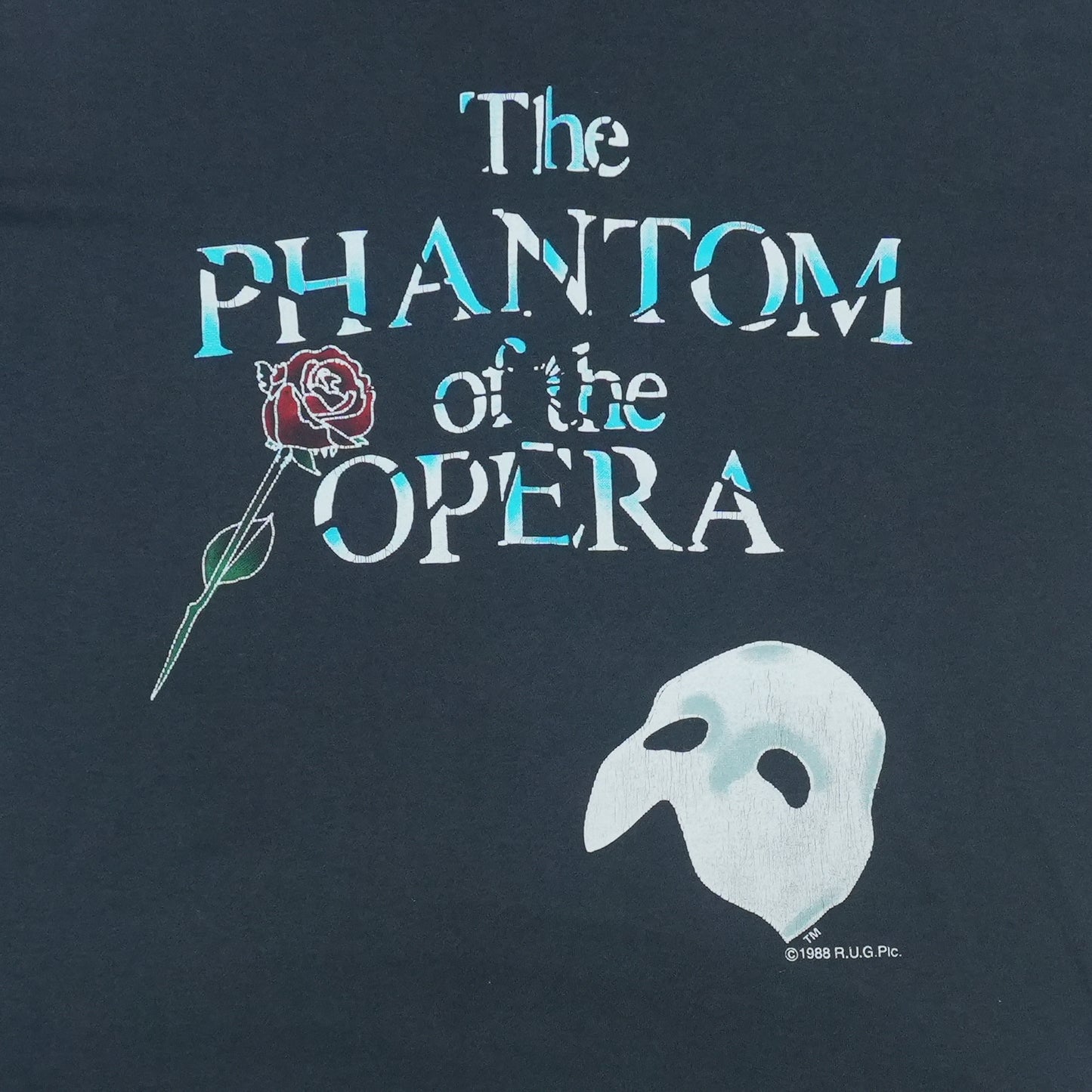 1988 The Phantom Of The Opera Musical Shirt Detail 2