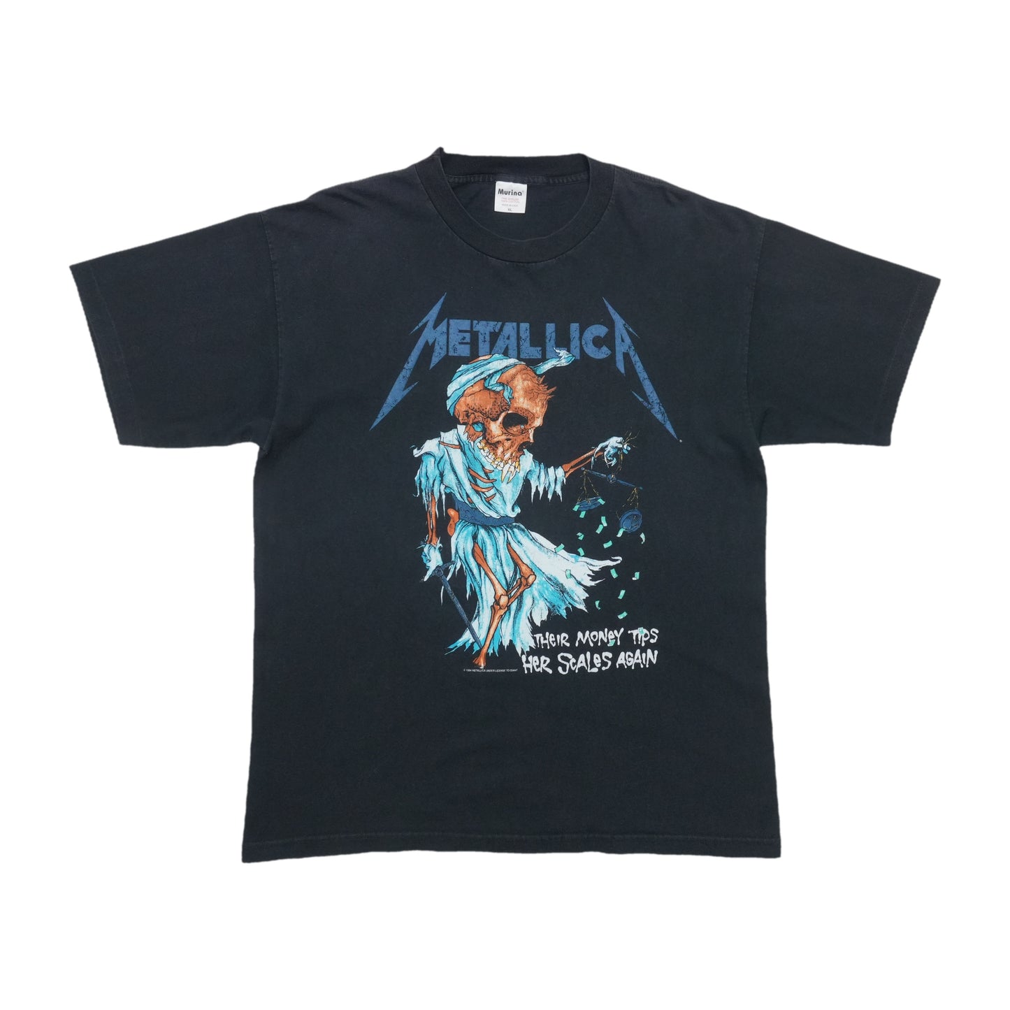 1994 Metallica And Justice For All Shirt Front