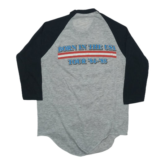 1984 Bruce Springsteen Born in the USA Tour Raglan Shirt Back
