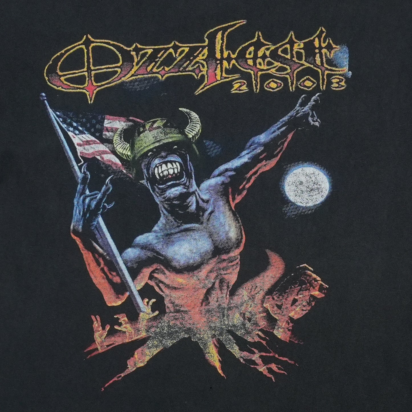 2003 Ozzfest Tour Shirt Detail 1