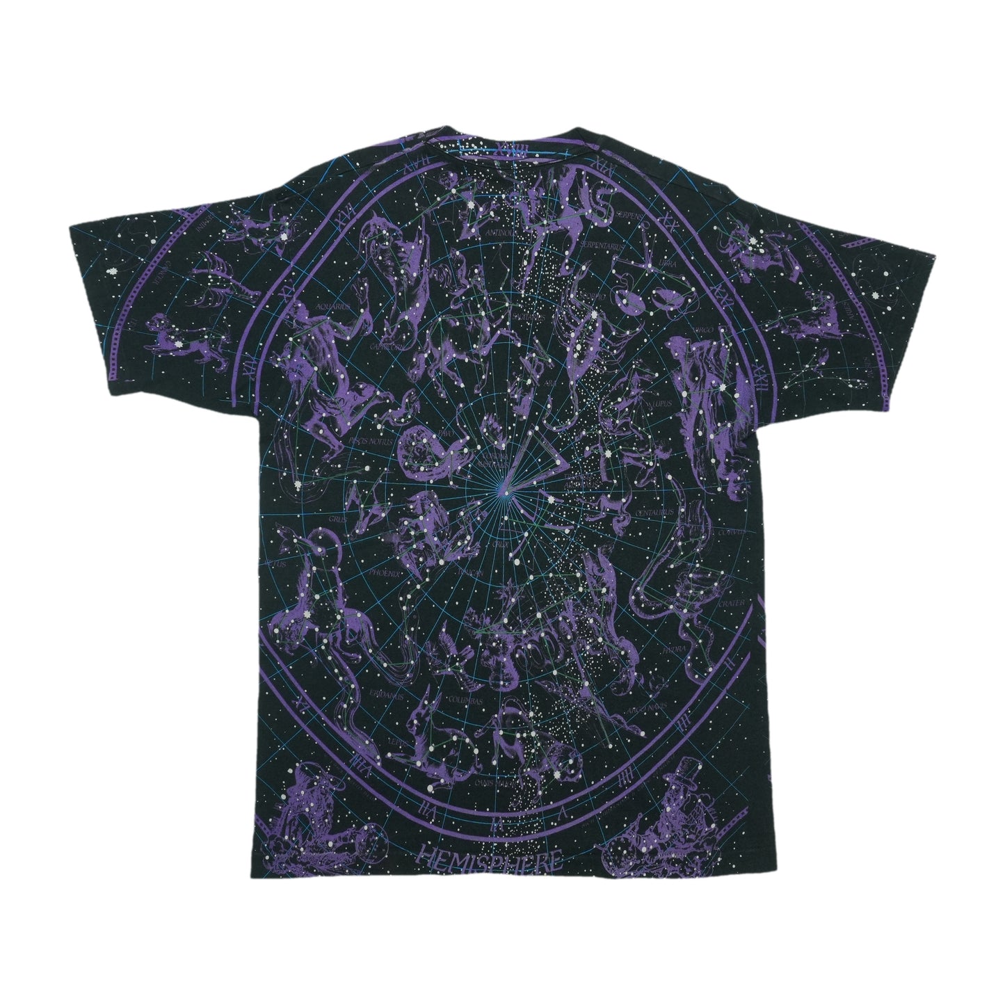 1993 Constellation Hemisphere Zodiac All Over Print Shirt Back