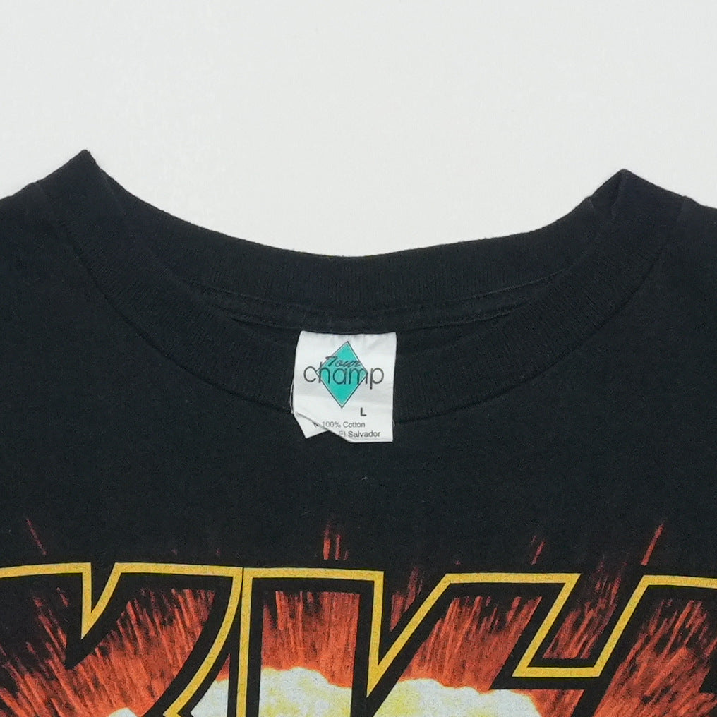 1996 KISS Alive Setting Orlando On Fire Concert Shirt Tag