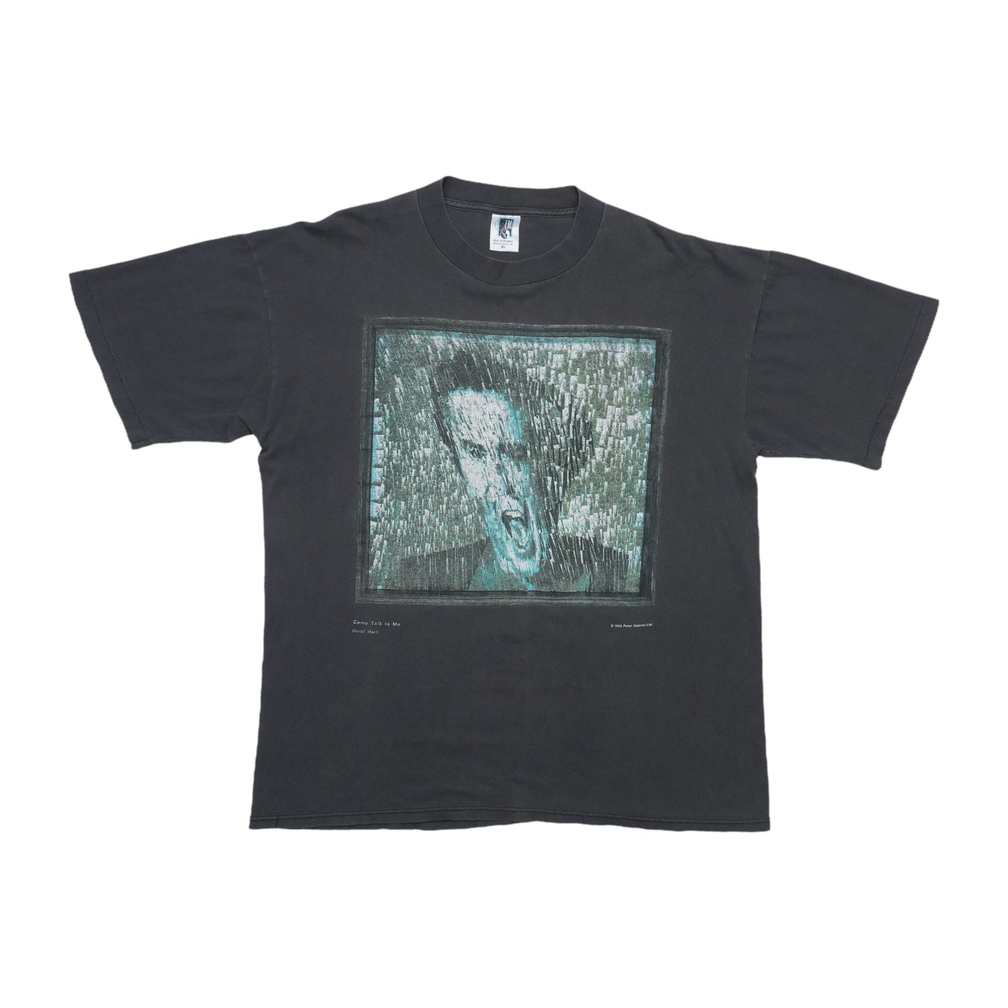 1992 Peter Gabriel Secret World Tour Shirt Front
