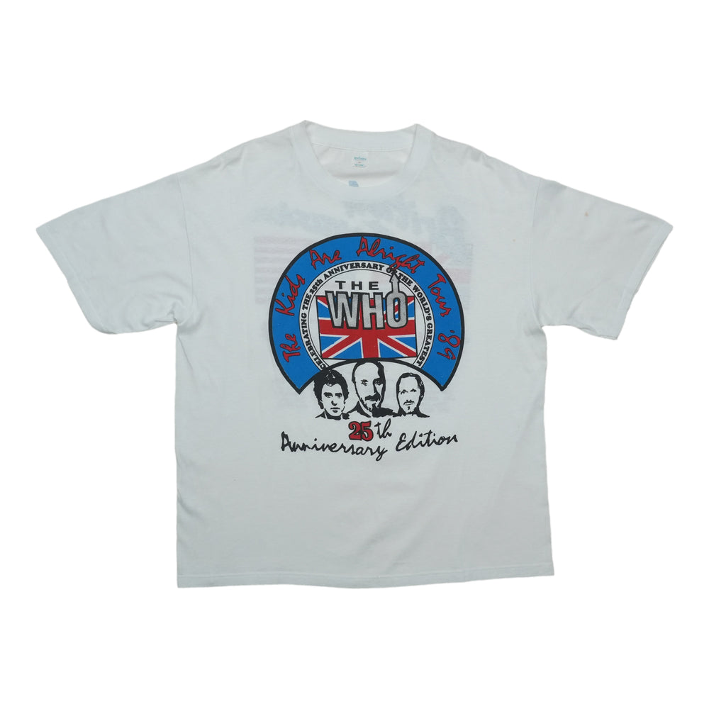 1989 The Who 25th Anniversary Edition Shirt Front