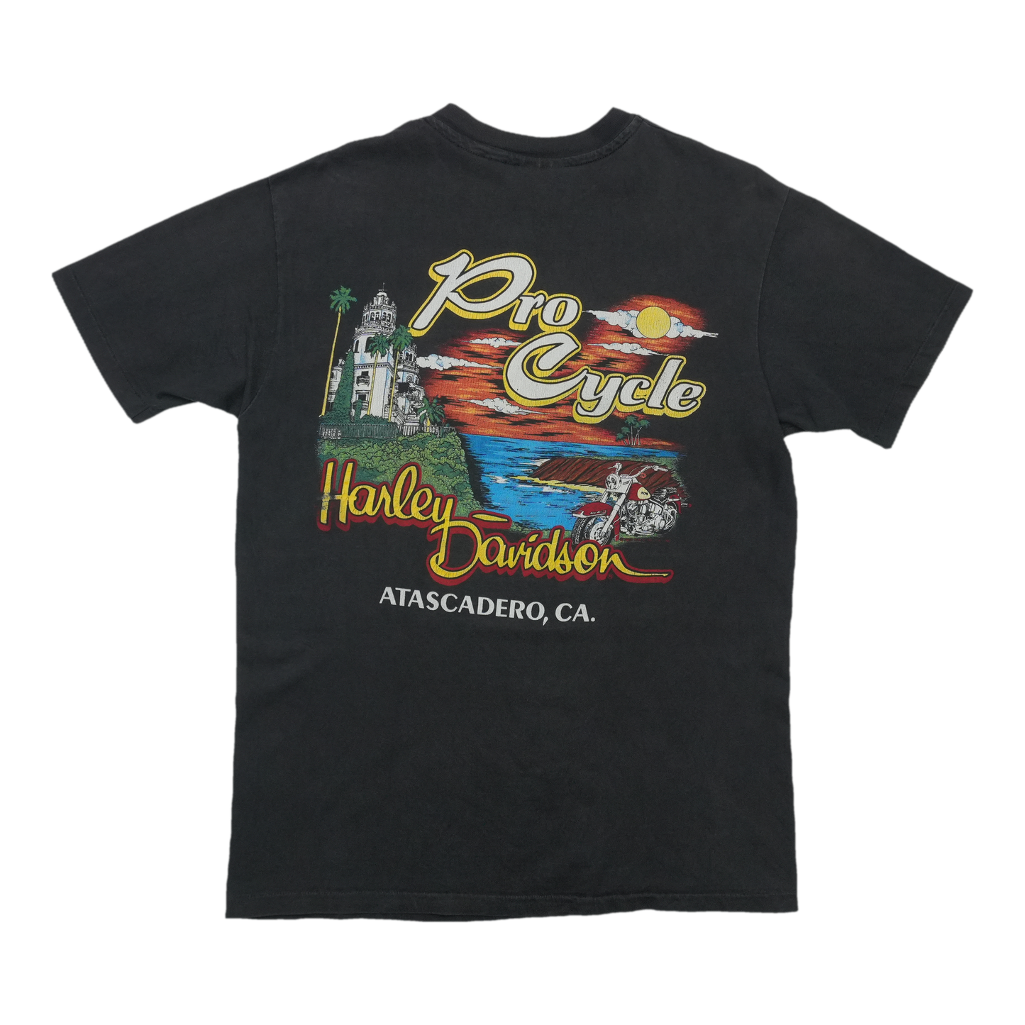 1988 Harley Davidson Atascadero California ShirtBack