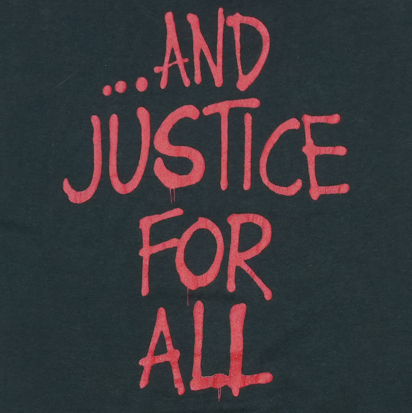 1988 Metallica And Justice For All Sleeveless Shirt Back Detail 2