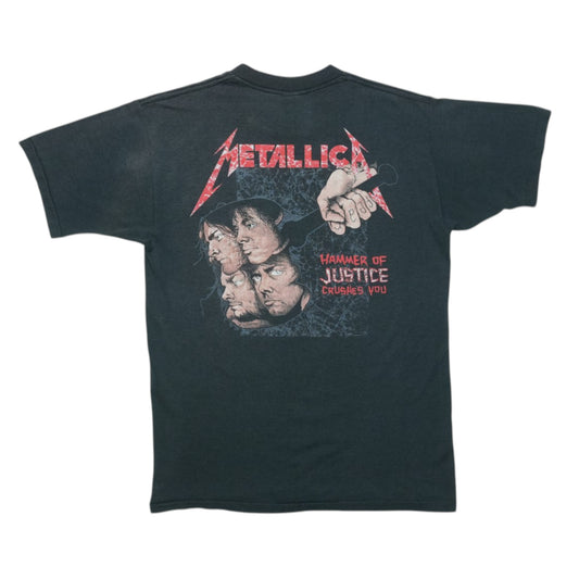 1988 Metallica ...And Justice for All European Tour Shirt Back